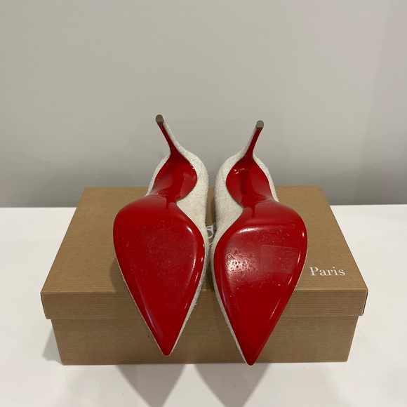 Christian Louboutin Pigalle Follies 100mm sparkly - Picture 5 of 9